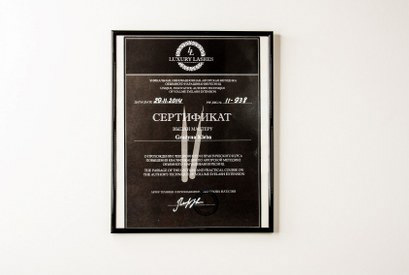 Grażyna Kleba - Certyfikat